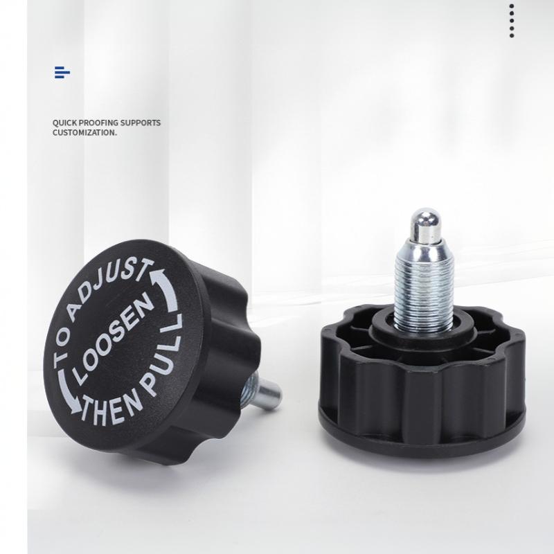 Quick Insert Plum Shaped Locking Knob Sturdy Non-Slip Grip Steel Thread for Auto Maintenance Repair Use
