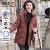 Xuezhongfei Women's 90% Down Mid-Length Winter Puffer Coat