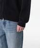 MUSINSA STANDARD Cotton High-Neck Zip-Up [Black]
