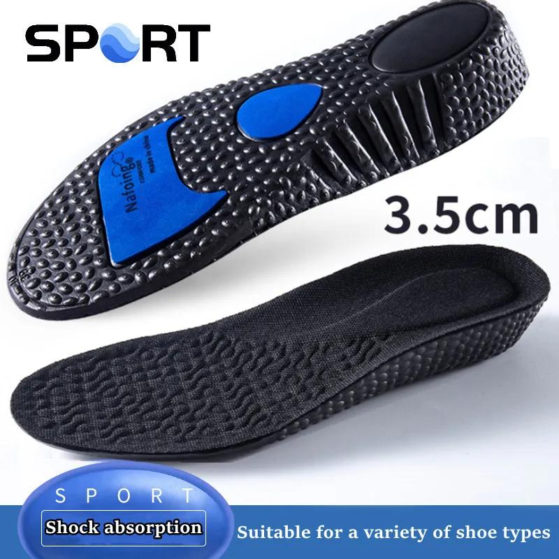 1Pair EVA Sports Shock Absorption Shoes Insole for Feet Height Increase Insoles Men Women Arch Support Orthopedic Shoe Pads