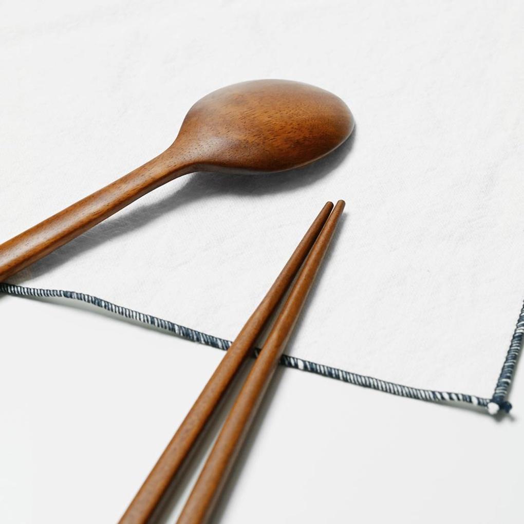 Romwood Massivholz Basic Erwachsenenlöffel Set