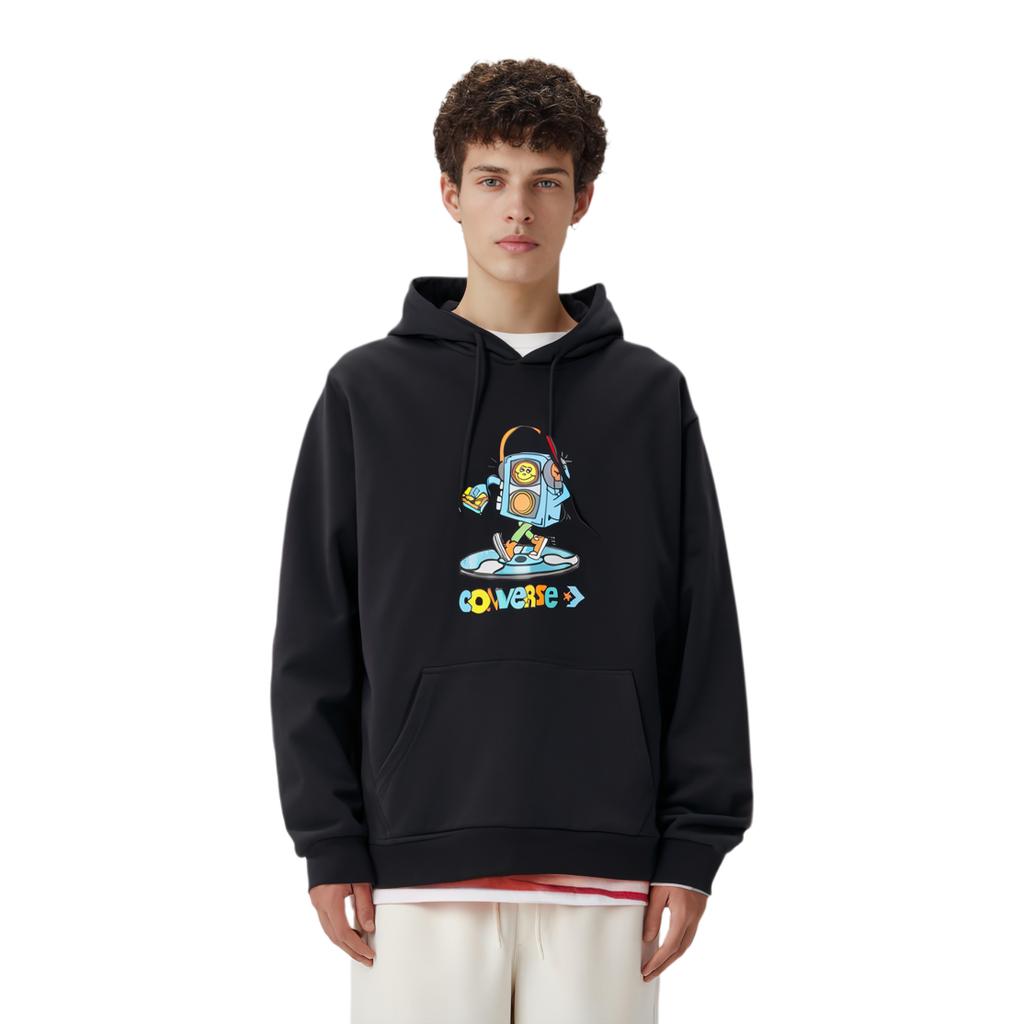 Converse Walkman Sweatshirt Men's Ink Black 10022917-A01