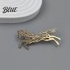 Versatile Horse Design Brooch Galloping Stainless Steel Hollow Pin Jewelry