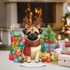 Acrylic Special Shape Christmas Nutcracker Desktop Diamond Art Kits 5D DIY Diamond Art Tabletop Decorations Bedroom Table Decor