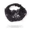 1PC Bead Rhinestone Headband Women Tie Hair Wide Edge White Hair Headband Daily Wear Korean Headband Headband Headgear Headgear