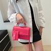 New Niche Wavy Small Square Bag Texture Simple Solid Color Small Bag for Women with High-quality Appearance One-shoulder Crossbody Bag