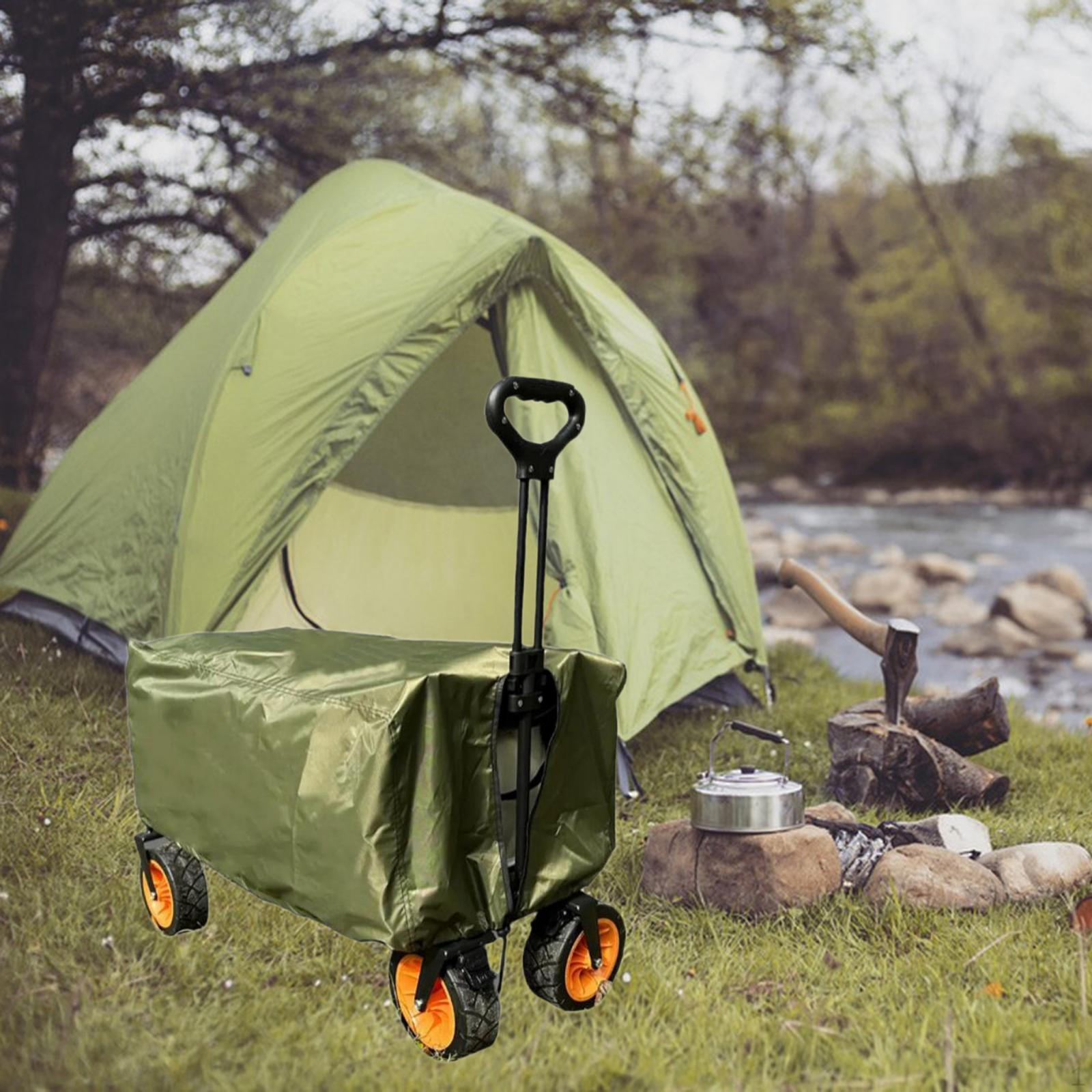 

Прочный чехол для складной садовой тележки-защитит вас от непогоды зелёный