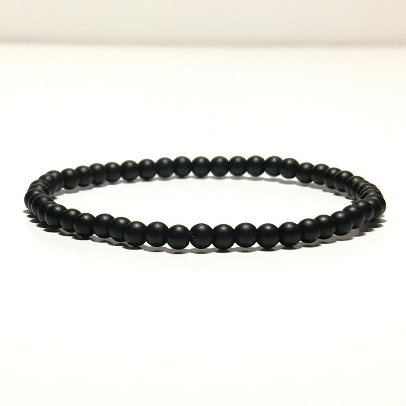 

Simple Style 4mm Beads Strand Bracelet For Men Natural Tiger Eyes Map Obsidian Stone Braslet Meditation Yoga Hand Accessories 19.5cm 7.7Inch