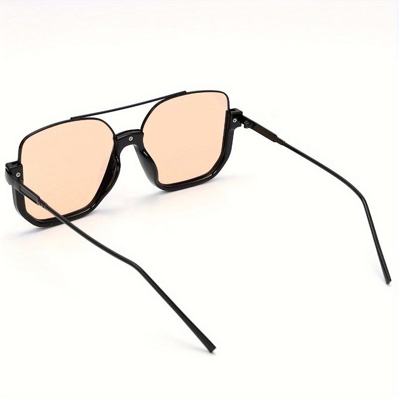 Women's Vintage Rectangular Fashion Glasses Stylish PC Frame with Metal Hinges Casual Streetwear Accessory