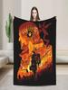 Death Stranding Plush Blanket for Kids and Adults  Soft Flannel Throw Blanket for Bedroom Custom DIY Quality Bedspread Gift