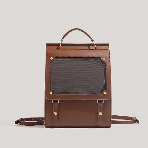 

Нишевый универсальный рюкзак большой вместимости, новая ретро-сумка в стиле колледжа, высококлассный прозрачный