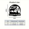 Metal Cowboy Horse Sign Vintage Wall Art Engraved Durable Weatherproof Indoor Outdoor Gift