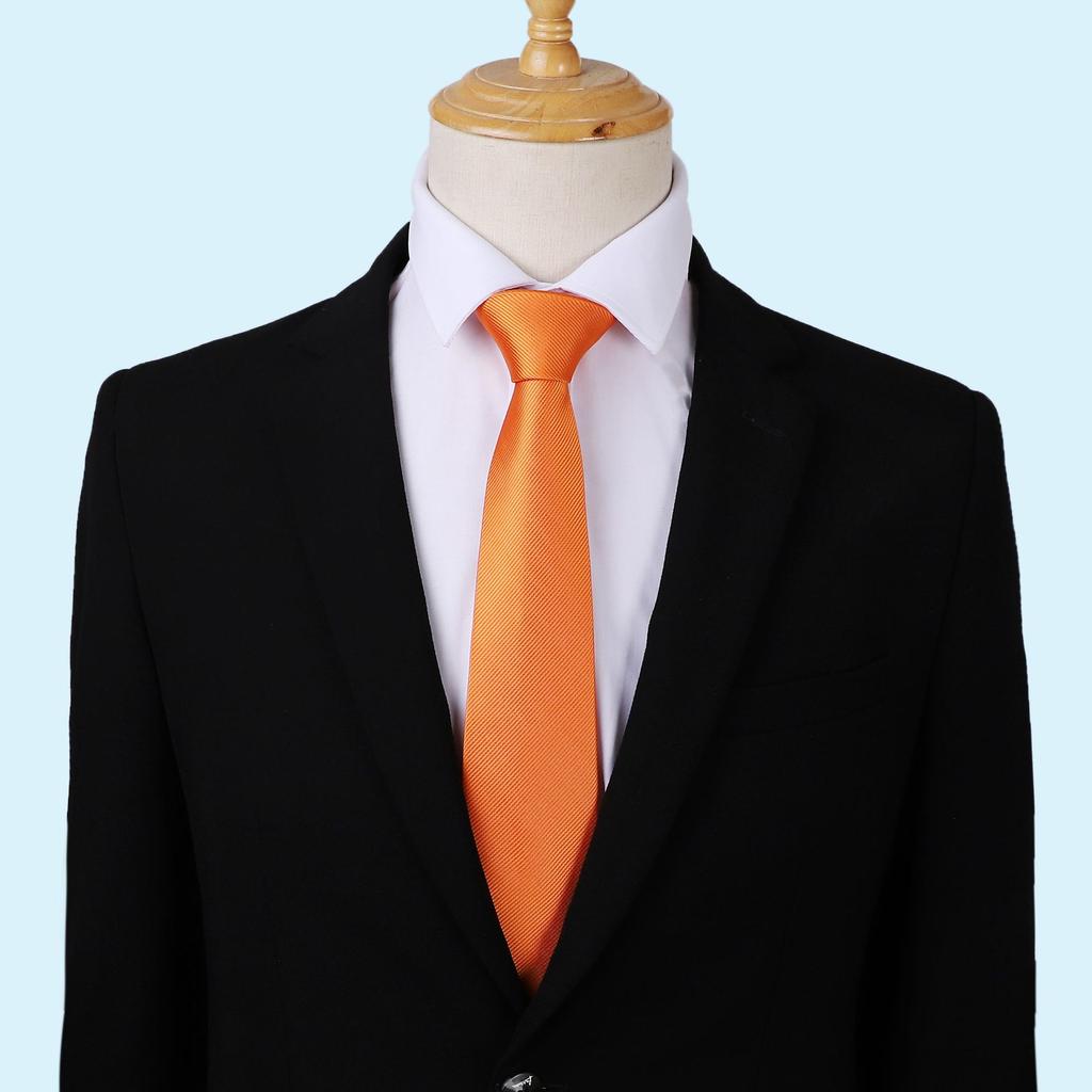 Men'S 8CM Versatile Fashion Trend New Tie Business Formal Polyester Annual Meeting Tie Gift