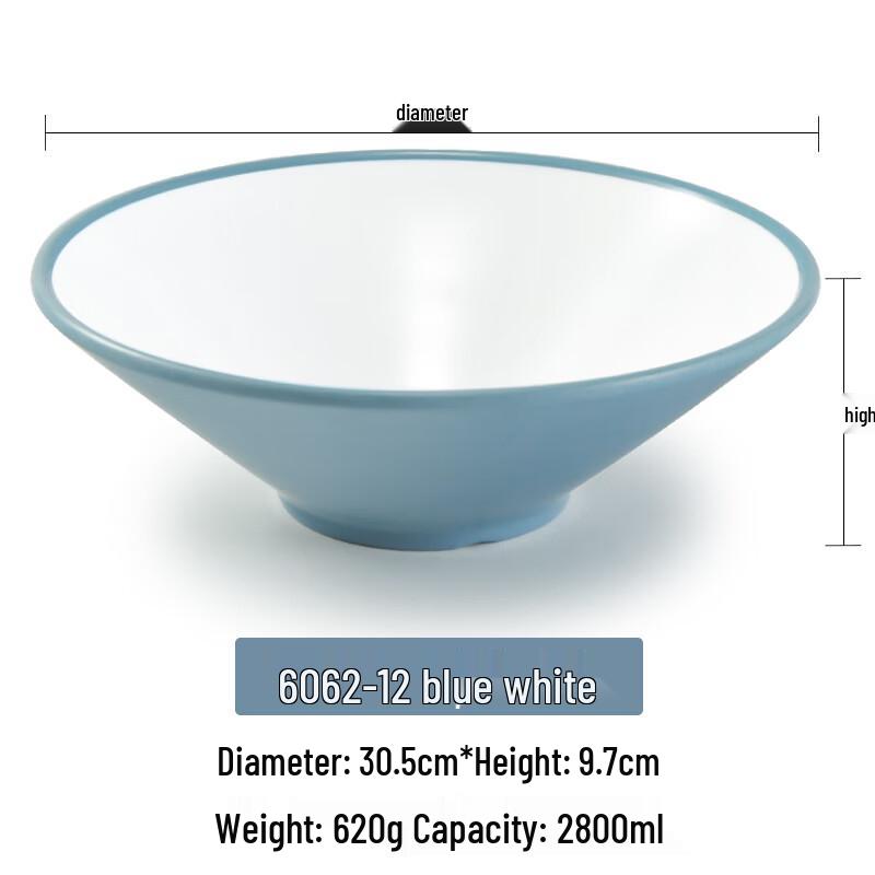 Меламиновая коническая миска для лапши A5