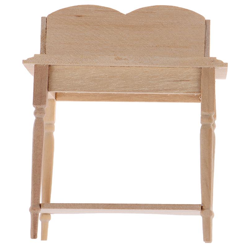 1/12 Model de mobilă de masă goală în miniatură din lemn Accesorii pentru casă de păpuși