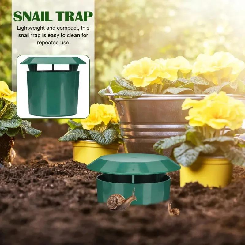 1/12pcs Snail Trap Catcher Eco-friendly Garden Slug Cage Snail Reusable Plastic Pests Reject Gintrap Tools Home Garden Supplies