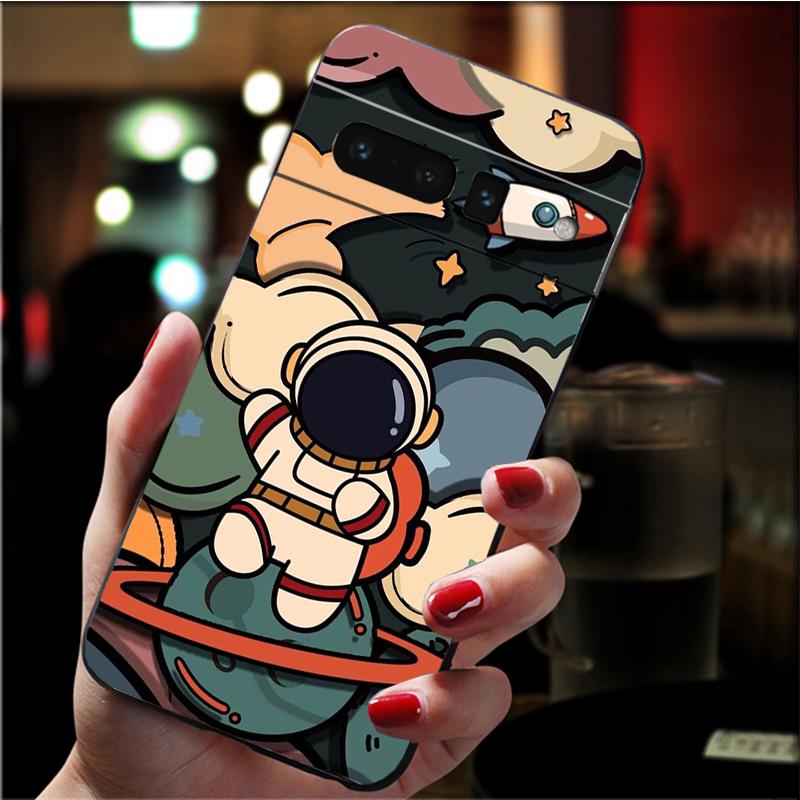 Phone Case for Google Pixel 10 9 Pro XL 9A 8 7 6 Pro Pixel 8A 7A 6A Pixel 8 7 6 5 Astronaut Art Case