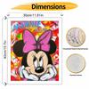Disney Minnie Mouse Graffiti Digital Oil Painting Diy Coloring Handpainted Filling Home Decoration Wall Art Gift for Adults 130