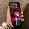 High School DxD R-Rias Gremory   Phone Case For iPhone 17,16,15,14,13,12,11 Plus,Pro Max,XS,Colored Silver Plated Inside Cover