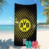 Beach Towel with Borussia Dortmund Pattern - Soft,absorbent,machine Washable Lightweight&Modern,swimming,Travel Essentials