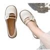 French Mary Jane women's shoes spring and autumn new Internet celebrity small leather shoes shallow single shoes women's flat beanie shoes