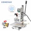 ZS-100C Digital Hot Foil Stamping Machine Leather Embossing Heat Pressing Machine For Wood PVC Paper Custom Logo Stamp