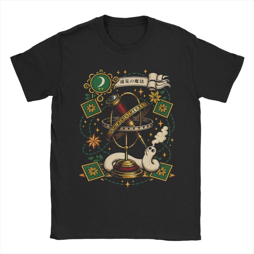Cappello da Strega Vintage Atelier Maglietta Anime per Unisex Unisex Girocollo Magliette in Puro Cotone Coco Maglietta a Manica Corta Abbigliamento Regalo