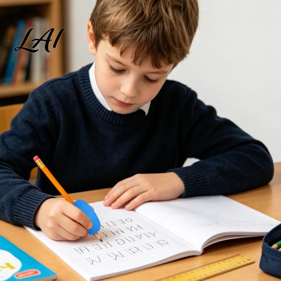 Finger Positioning Aid 6Pcs Pencil And Pen Grips for Kids Handwriting Reusable Adults Training Accessories Soft EVA Foam Cushioned Holders