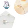 Copper Easter Egg Bead Fit 3Mm Bracelet Diy Fashion Elegant Jewelry Fine Charm Love Cute Easter Gift Fine