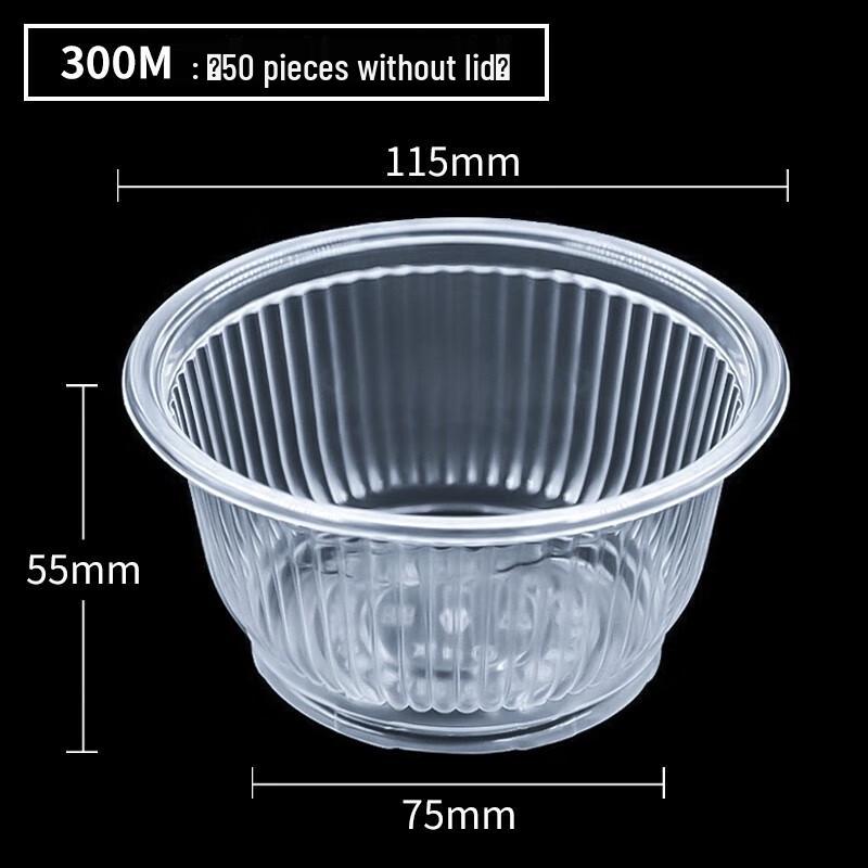 Yongduo Clear Disposable Plastic Soup Bowls