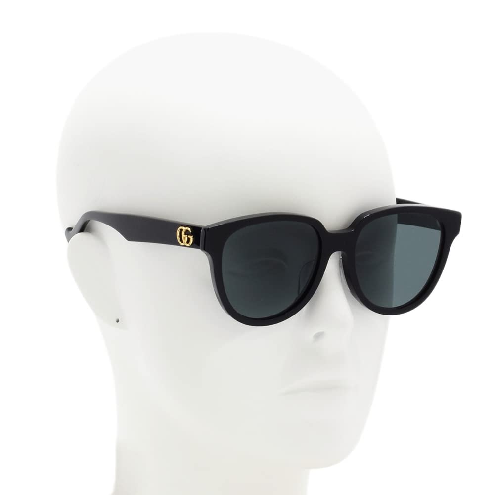 Gucci Asian GG0960SA Grey Women's Sunglasses, Fit, 002, Black,