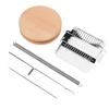 Kit Portatile per Toppe da Cucire Principianti Mini Tessitura Patchwork Set di Strumenti 14 Ganci per Riparazione Cucito