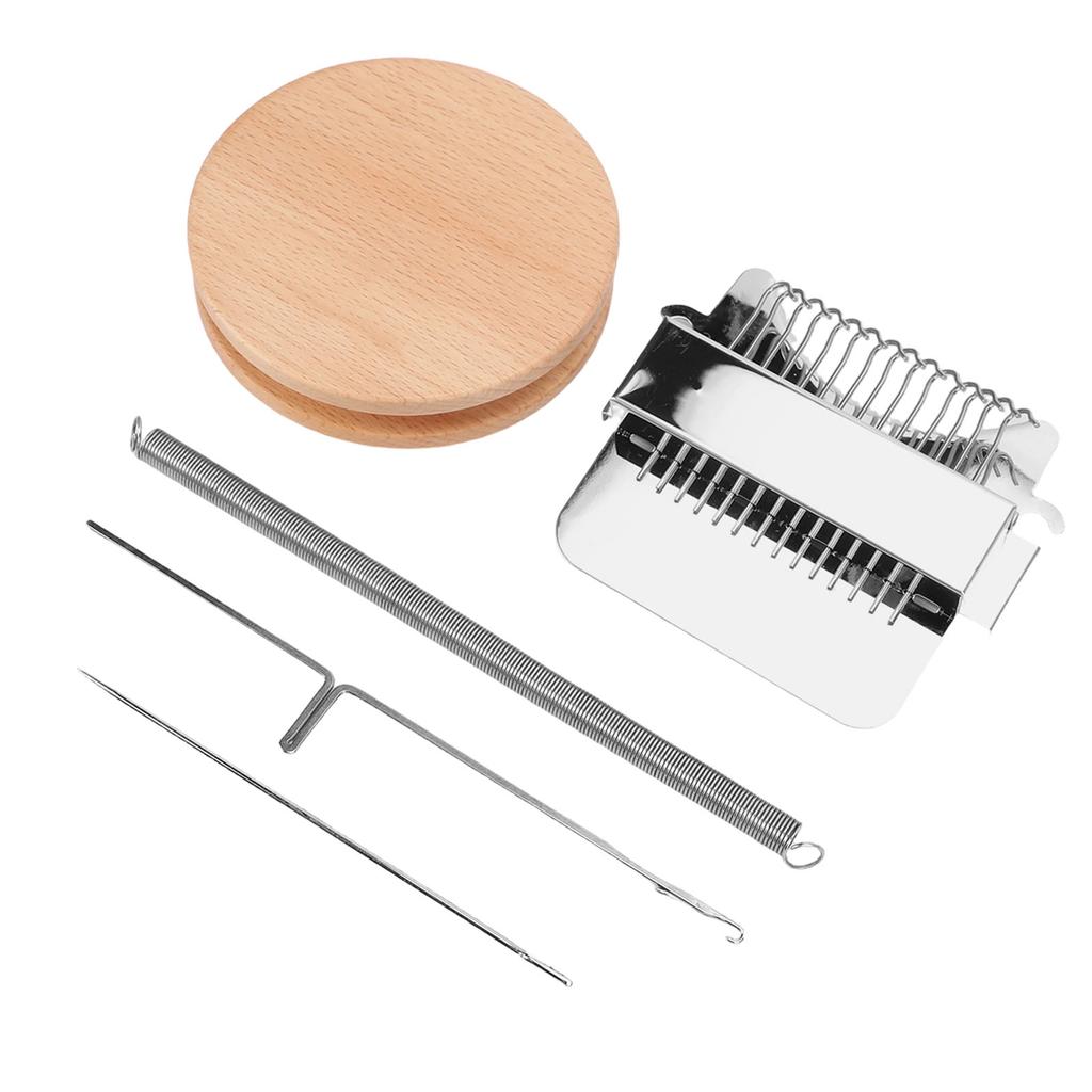 Portable Patch Darning Kit Beginners Mini Patchwork Weaving Tool Set 14 Hooks for Repair Sewing
