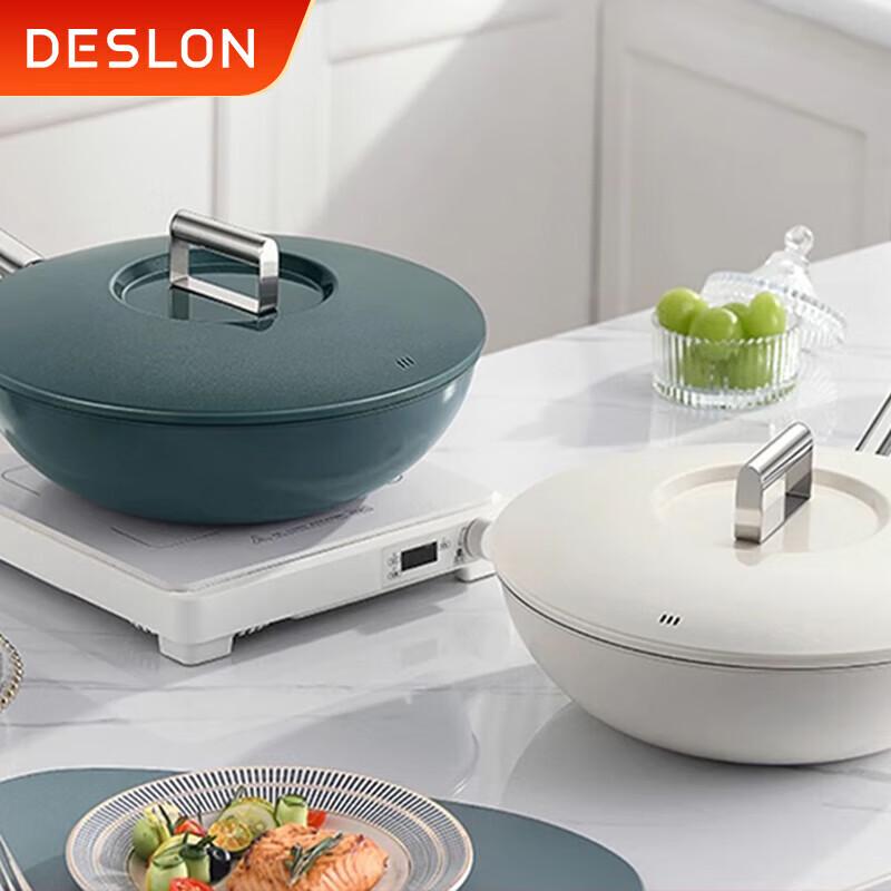 DESLON 0-Coating Titanium Non-Stick Wok