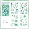 4 Sheets Colorful Bubble Stickers PET Material DIY Scrapbooking Art Collage Stationery Planner Decor Diary Stickers