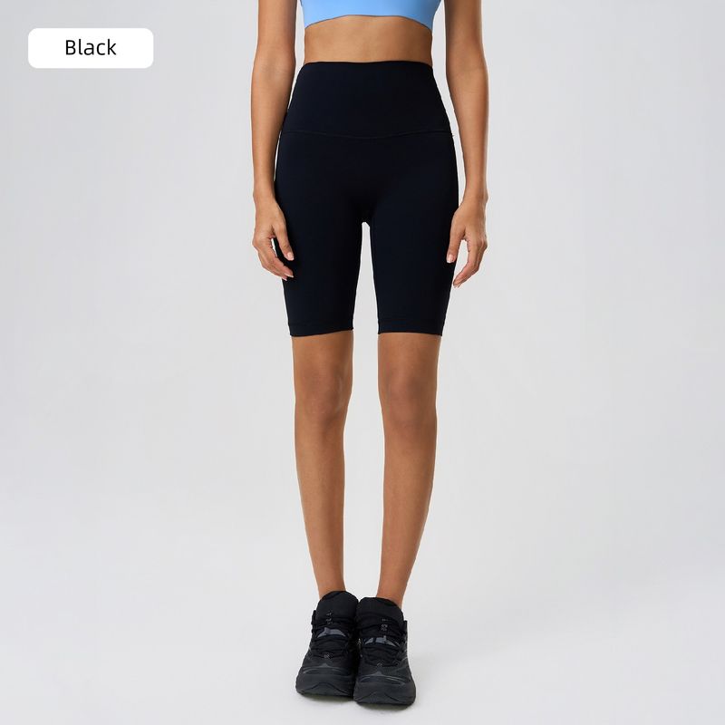 

Lu Same Yoga Shorts Women s Summer Thin Outwear High Waist Hip Lift Nude Feel Shaping Outdoor Fitness Sports Pants Black high waist hip pants] L