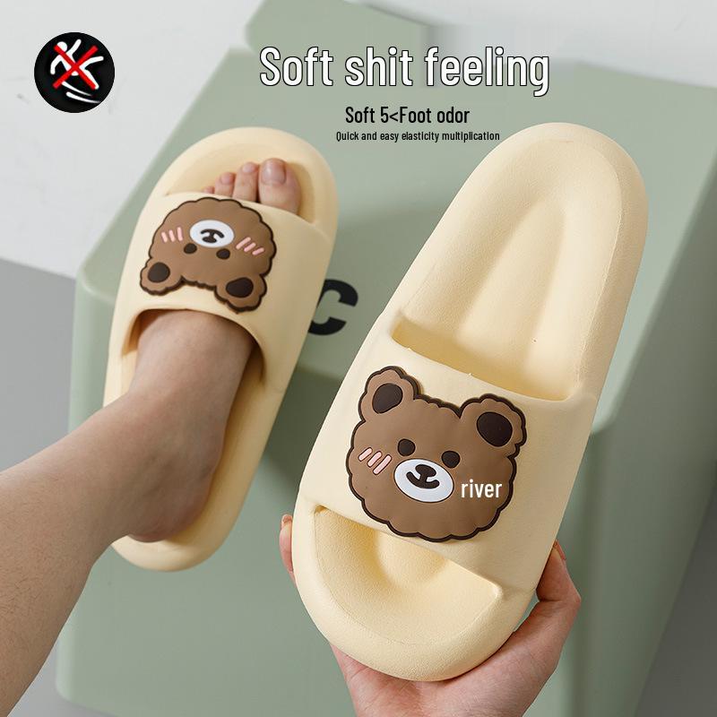 Trendige Rutschfeste Damen Sommer Hausschuhe - Dicke Sohlen, Tragekomfort, Lässige Outdoor & Zuhause Badesandalen