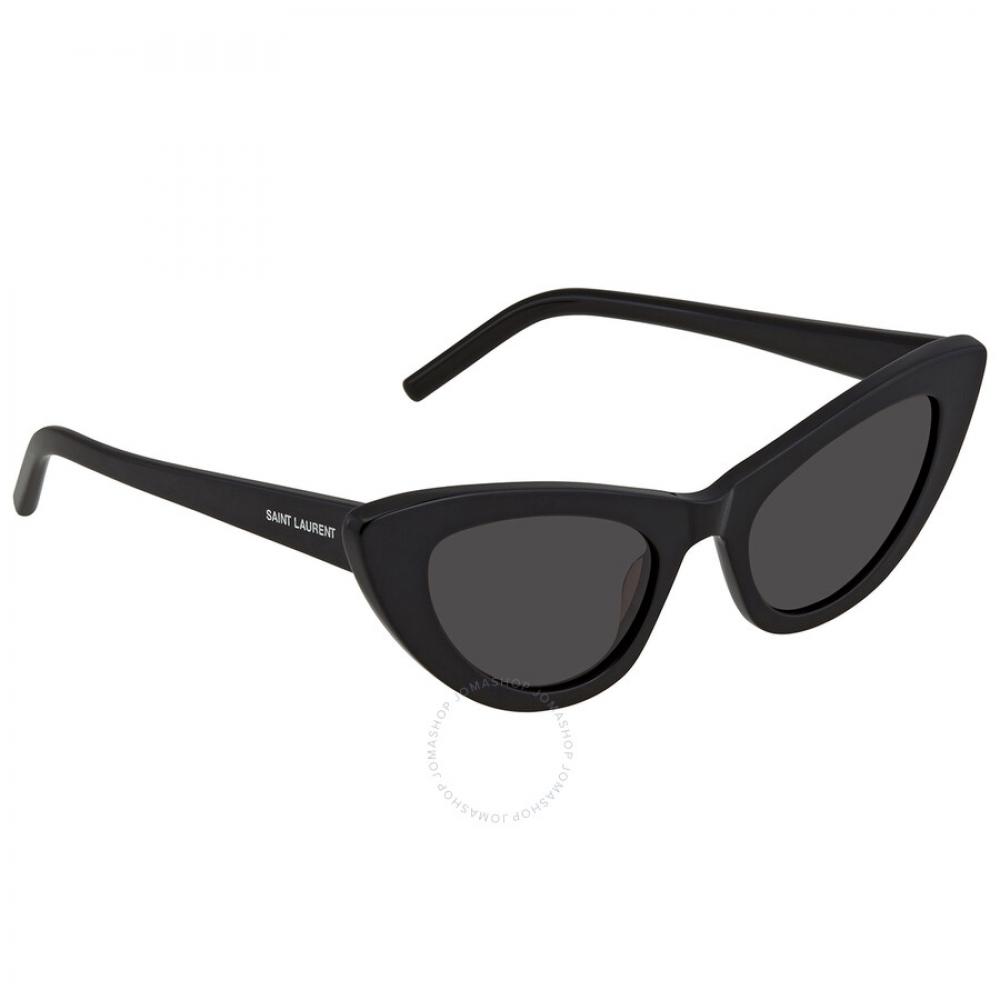 Saint Laurent Grey Cat Eye Ladies Sunglasses Sl 213 Lily 001 52