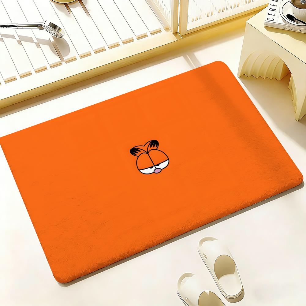 KWaii Anime G-Garfield Floor Mat Bedroom Living Room Flannel Door Mat Non-Slip Home Decor