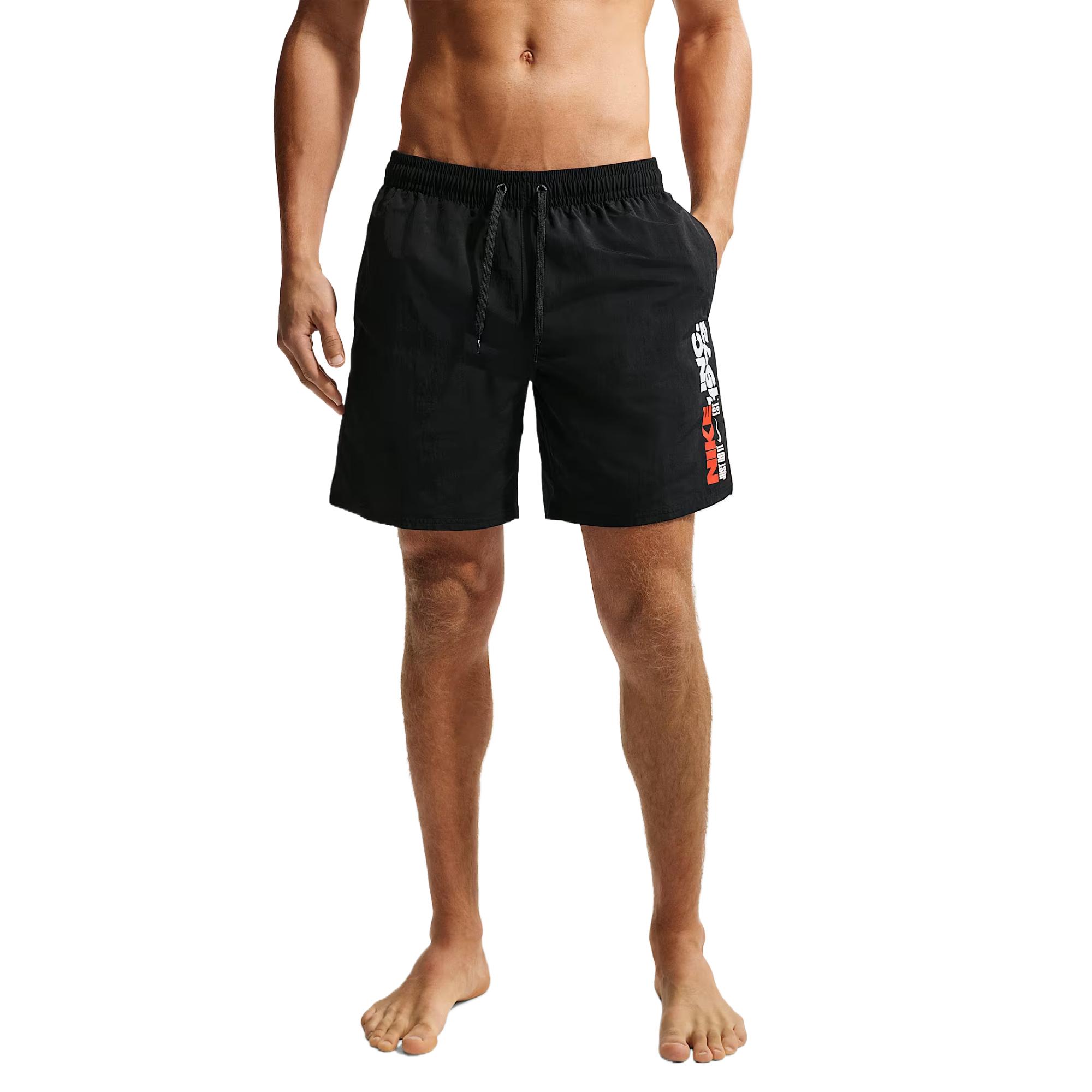 Nike Swim Breaker Mesh Solid Comfortable Swim Trunks Men swimwear IQ7988-010 S