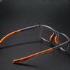 10pcs of ultra light two-color leg rests men's and women's fashionable sports styles anti blue light frame reading glasses