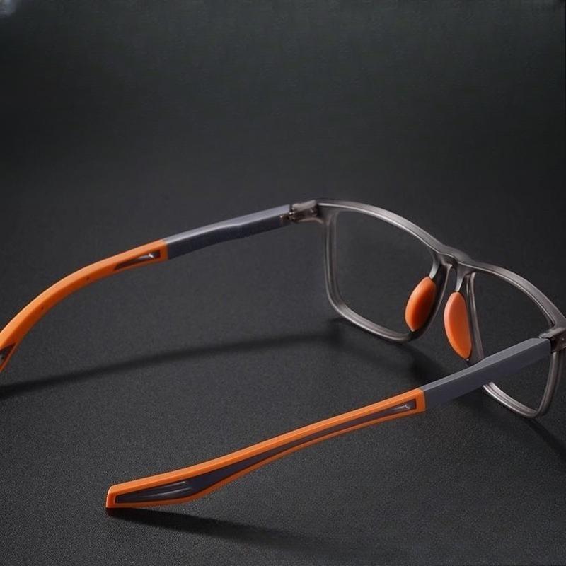 10pcs of ultra light two-color leg rests men's and women's fashionable sports styles anti blue light frame reading glasses