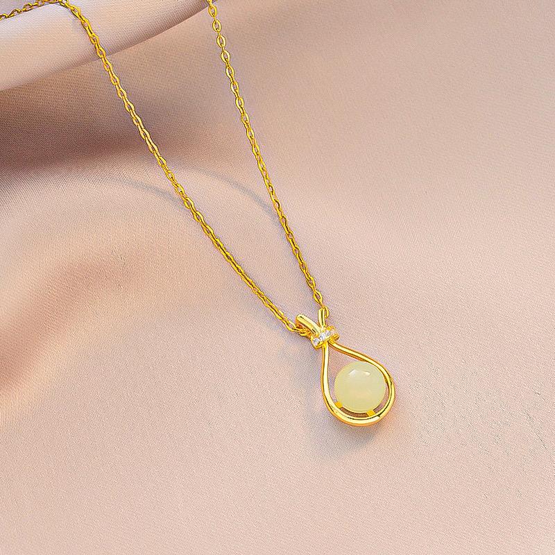Lucky Bag Bead Necklace Women's Clavicle Chain