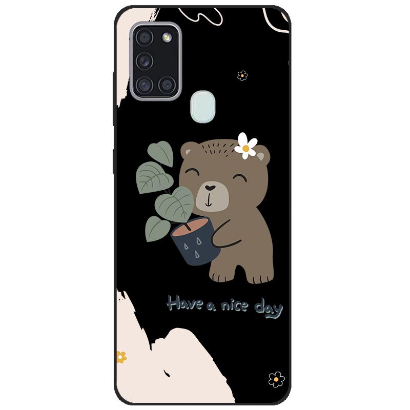 For Samsung A21s SM-A217F/DSN Back Cover tpu Soft Silicone Phone Case For Samsung Galaxy A21s Case Mobile Phone black coque new