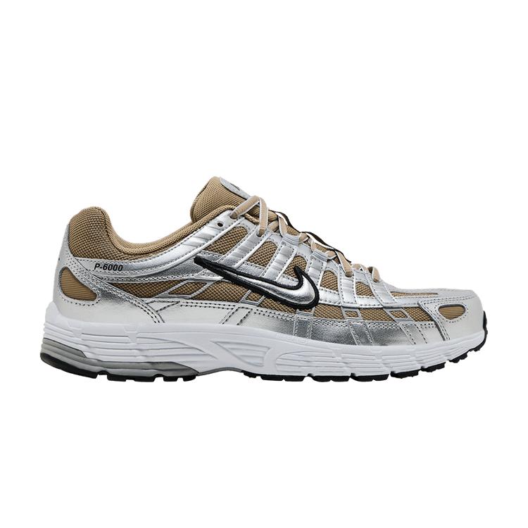 Nike P-6000 Хаки Металлик Серебристый 41