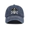 Pirate Skull Cross Swords Baseball Cap Adjustable Outdoor Polyester Graphic Cap Unisex Casual Hat