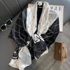 Korean Style Fashionable Satin Scarf Women Sunscreen Shawl Beach Wrap