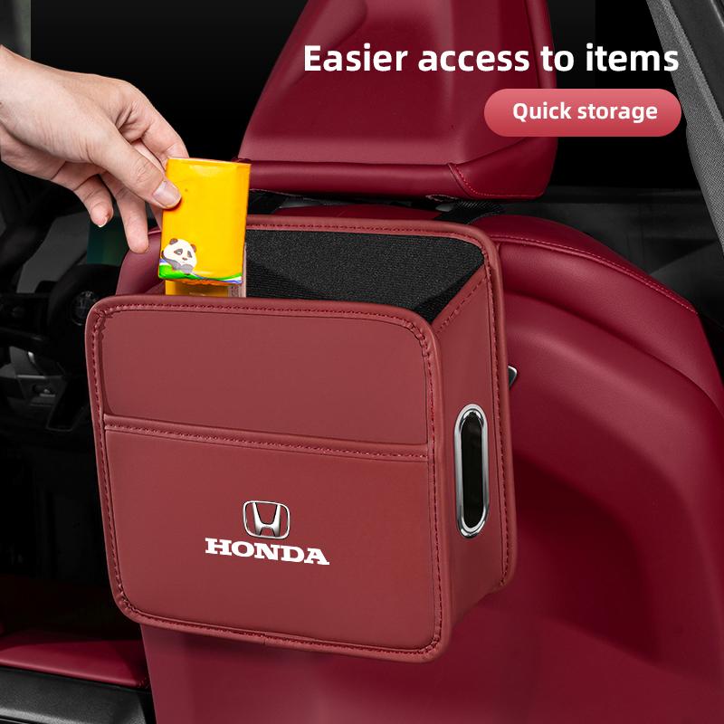 Car Seat Backrest Upgrade Storage Box Tissue Bag Bracket For Honda CRZ 5th City CRX Pilot Accord Jazz HRV Stepwgn Prelude Vezel ajt256