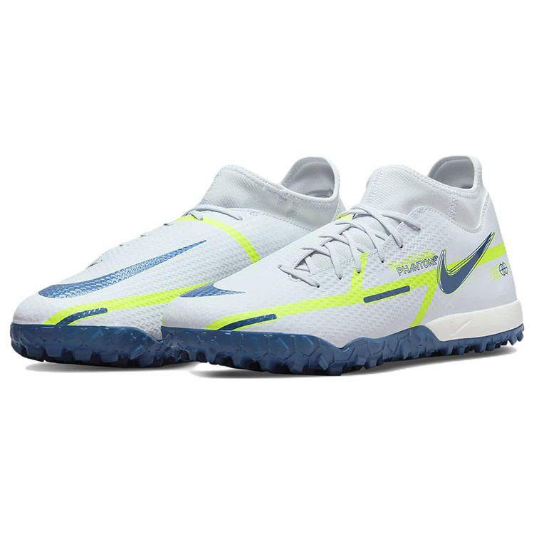 Nike Phantom GT2 Academy DF TF Rasenfußballschuhe Unisex Fußballschuhe Weiß Blau Grün DC0802-054
