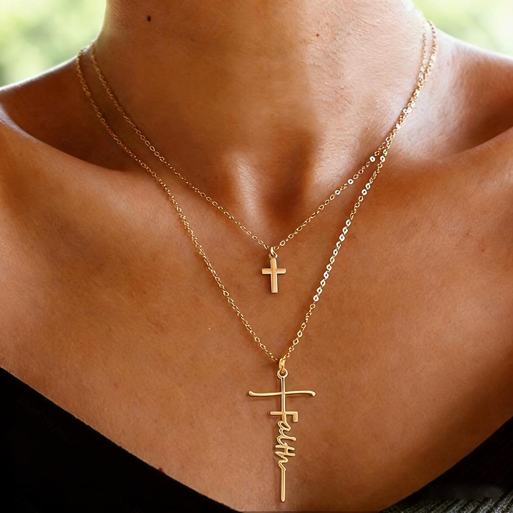 European Ocean Style Faux Pearl Clavicle Chain, Multi-layer Stackable Necklace with Starfish & Shell Pendants
